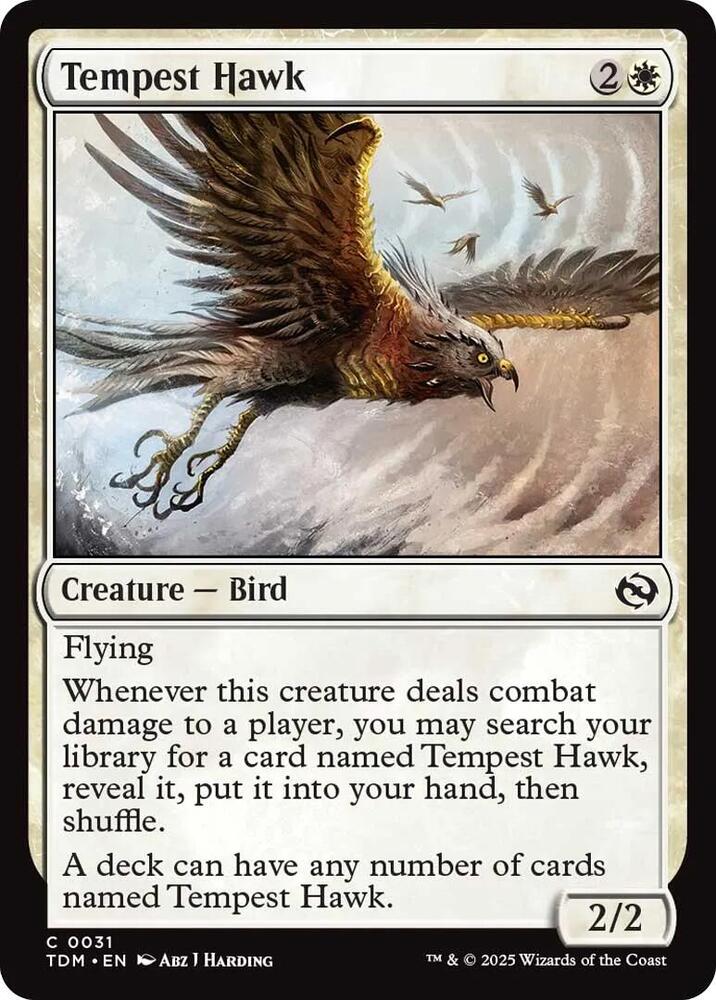 Tempest Hawk, Tarkir: Dragonstorm 31