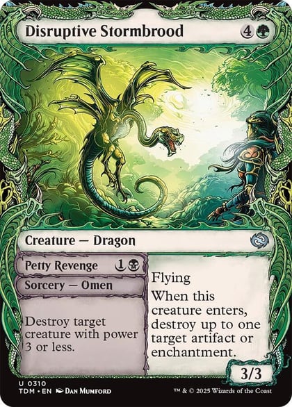 Disruptive Stormbrood (Showcase), Tarkir: Dragonstorm 310