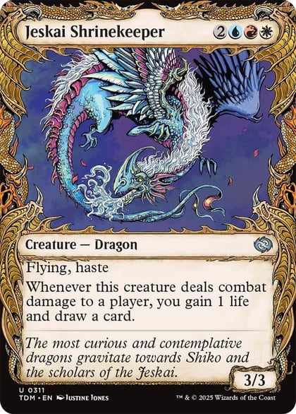 Jeskai Shrinekeeper (Showcase), Tarkir: Dragonstorm 311
