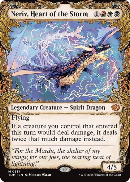 Neriv, Heart of the Storm (Showcase), Tarkir: Dragonstorm 314