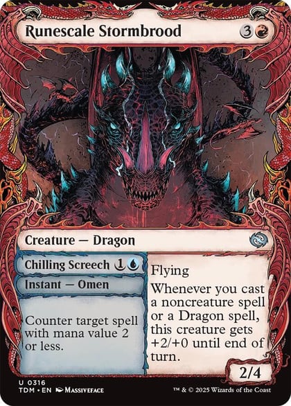 Runescale Stormbrood (Showcase), Tarkir: Dragonstorm 316