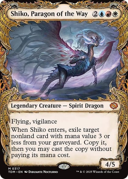 Shiko, Paragon of the Way (Showcase), Tarkir: Dragonstorm 317