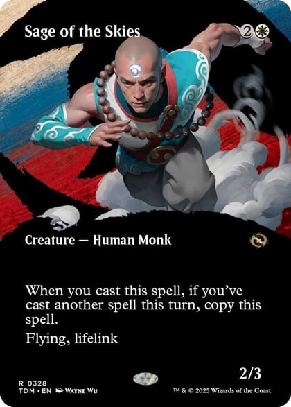 Sage of the Skies (Borderless), Tarkir: Dragonstorm 328
