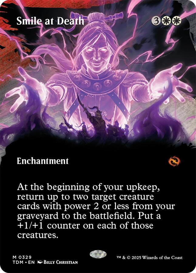 Smile at Death (Borderless), Tarkir: Dragonstorm 329