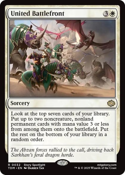 United Battlefront, Tarkir: Dragonstorm 32