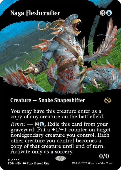 Naga Fleshcrafter (Borderless), Tarkir: Dragonstorm 333