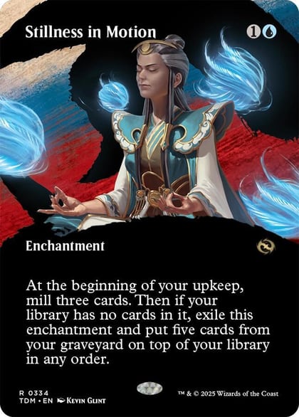 Stillness in Motion (Borderless), Tarkir: Dragonstorm 334