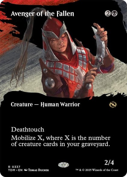 Avenger of the Fallen (Borderless), Tarkir: Dragonstorm 337