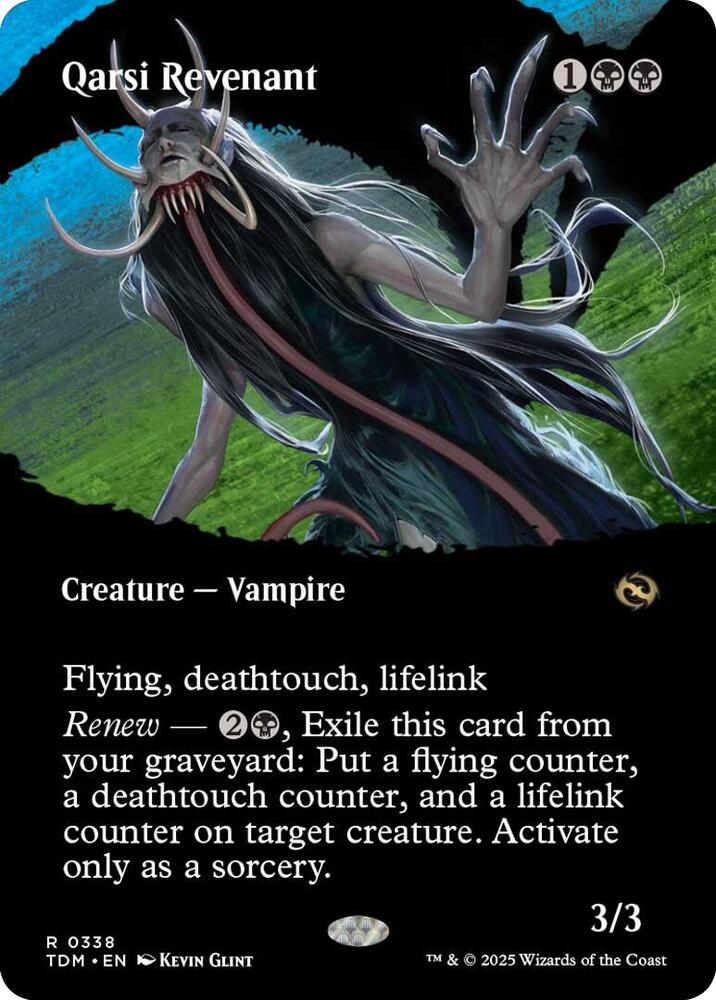 Qarsi Revenant (Borderless), Tarkir: Dragonstorm 338