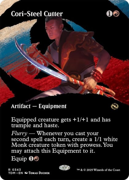 Cori-Steel Cutter (Borderless), Tarkir: Dragonstorm 343