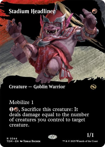Stadium Headliner (Borderless), Tarkir: Dragonstorm 344