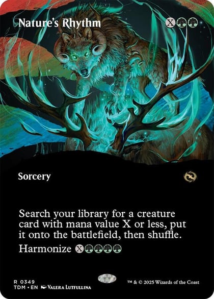 Nature's Rhythm (Borderless), Tarkir: Dragonstorm 349