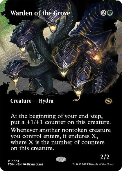 Warden of the Grove (Borderless), Tarkir: Dragonstorm 351