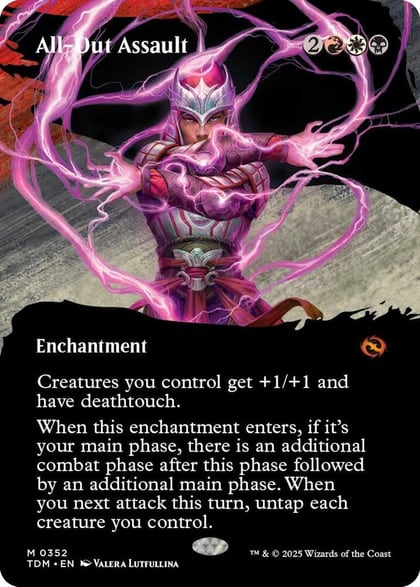 All-Out Assault (Borderless), Tarkir: Dragonstorm 352