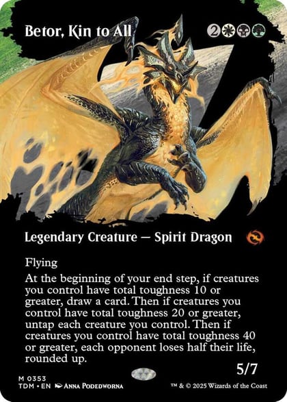 Betor, Kin to All (Borderless), Tarkir: Dragonstorm 353