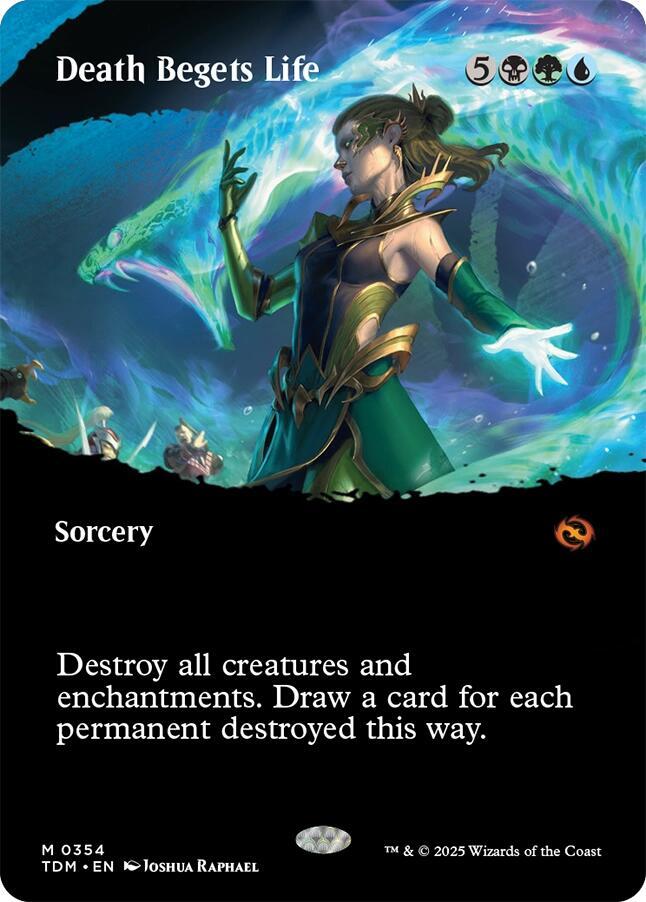 Death Begets Life (Borderless), Tarkir: Dragonstorm 354