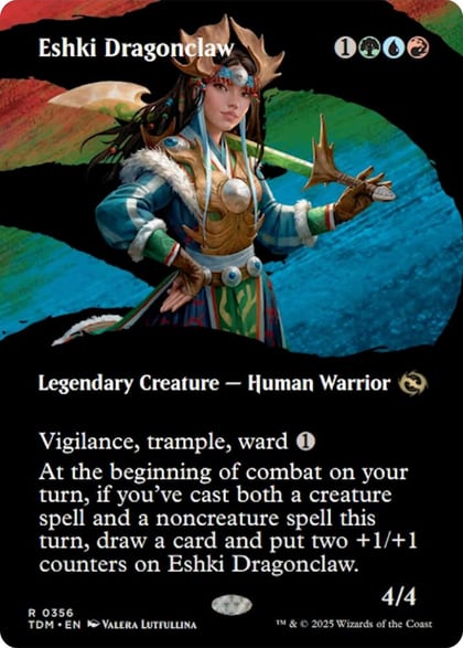Eshki Dragonclaw (Borderless), Tarkir: Dragonstorm 356