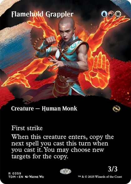 Flamehold Grappler (Borderless), Tarkir: Dragonstorm 359