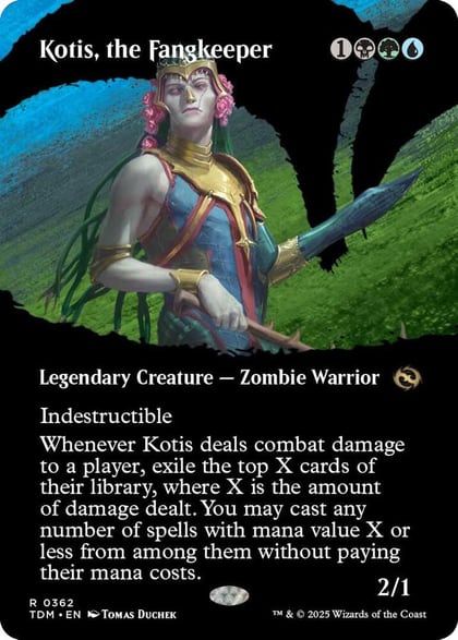 Kotis, the Fangkeeper (Borderless), Tarkir: Dragonstorm 362