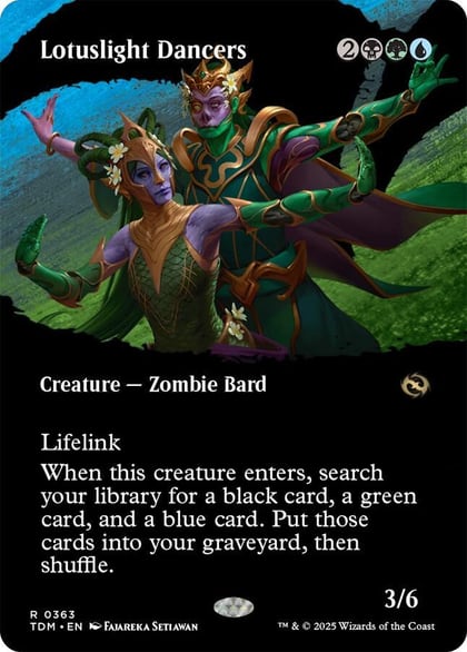 Lotuslight Dancers (Borderless), Tarkir: Dragonstorm 363