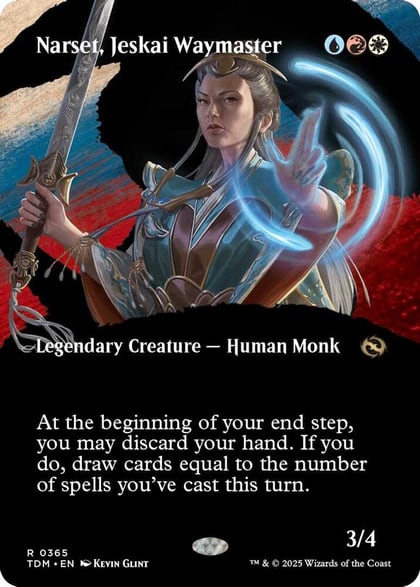 Narset, Jeskai Waymaster (Borderless), Tarkir: Dragonstorm 365