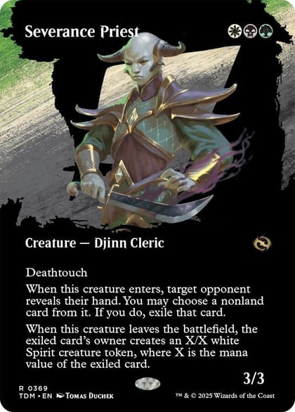 Severance Priest (Borderless), Tarkir: Dragonstorm 369