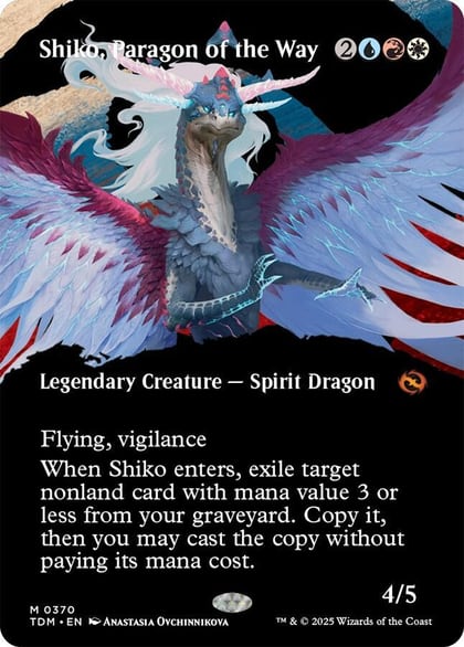 Shiko, Paragon of the Way (Borderless), Tarkir: Dragonstorm 370