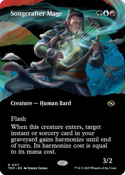 Songcrafter Mage (Borderless), Tarkir: Dragonstorm 371