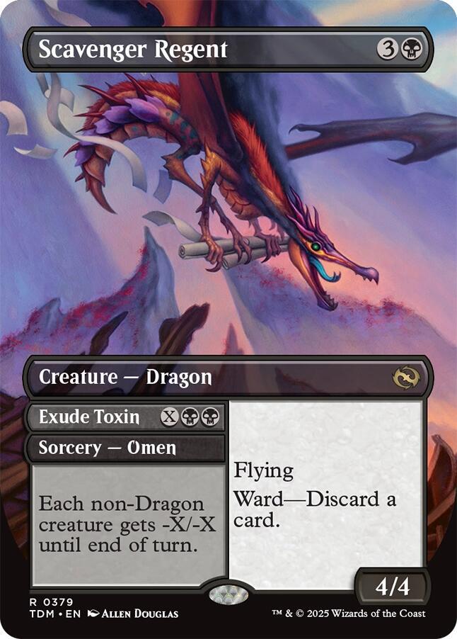 Scavenger Regent (Borderless), Tarkir: Dragonstorm 379