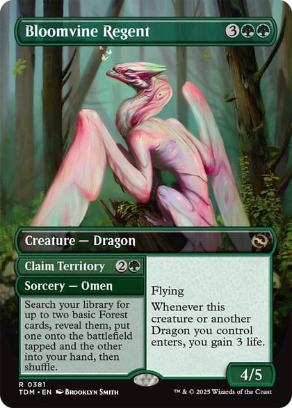 Bloomvine Regent (Borderless), Tarkir: Dragonstorm 381