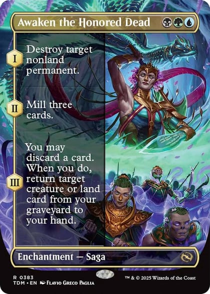 Awaken the Honored Dead (Borderless), Tarkir: Dragonstorm 383