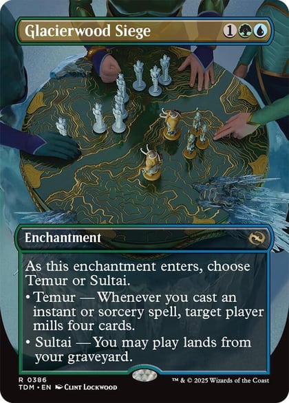 Glacierwood Siege (Borderless), Tarkir: Dragonstorm 386