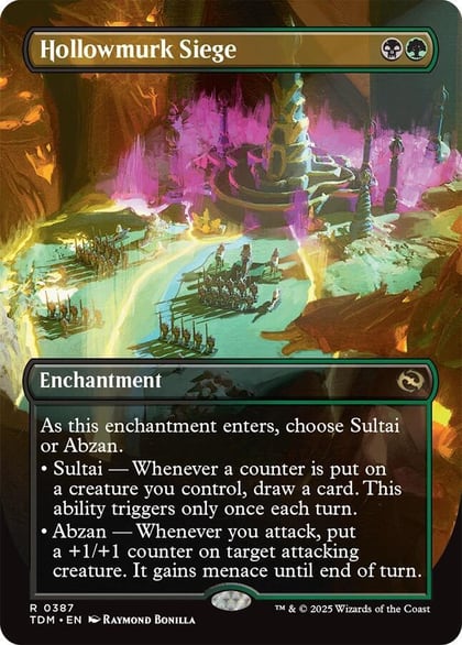 Hollowmurk Siege (Borderless), Tarkir: Dragonstorm 387