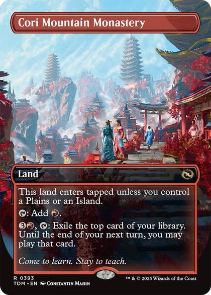 Cori Mountain Monastery (Borderless), Tarkir: Dragonstorm 393
