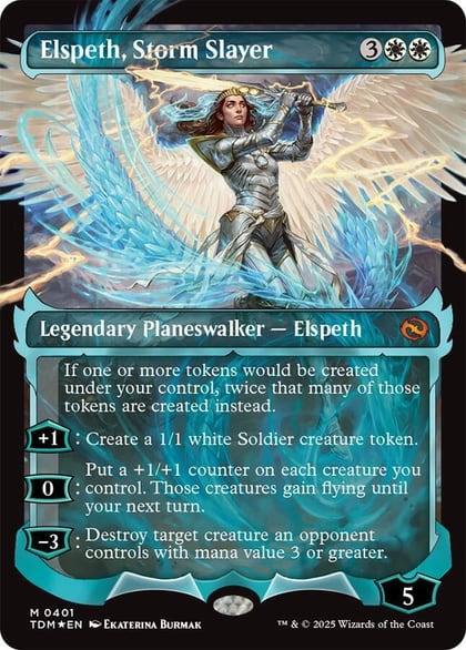Elspeth, Storm Slayer (Showcase), Tarkir: Dragonstorm 401