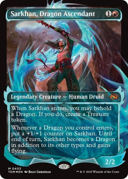 Sarkhan, Dragon Ascendant (0403) (Showcase), Tarkir: Dragonstorm 403