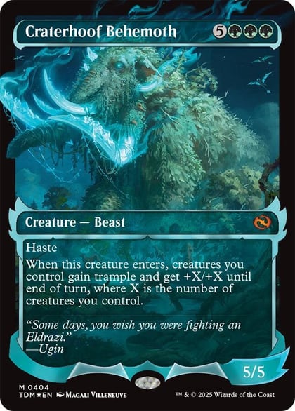Craterhoof Behemoth (Showcase), Tarkir: Dragonstorm 404