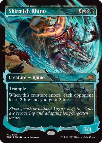 Skirmish Rhino (Showcase), Tarkir: Dragonstorm 408