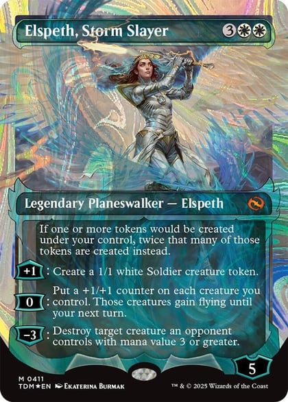 Elspeth, Storm Slayer (Showcase) (Halo Foil), Tarkir: Dragonstorm 411
