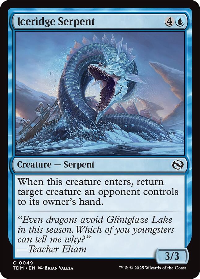 Iceridge Serpent, Tarkir: Dragonstorm 49