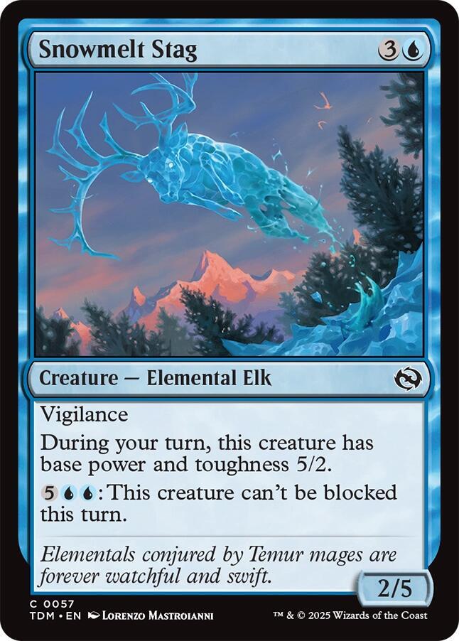 Snowmelt Stag, Tarkir: Dragonstorm 57