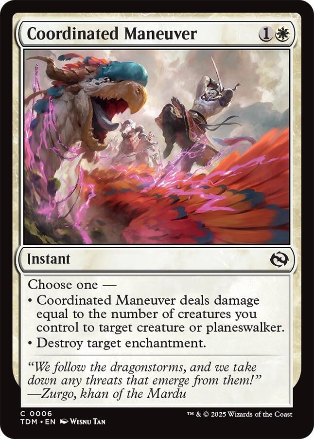 Coordinated Maneuver, Tarkir: Dragonstorm 6