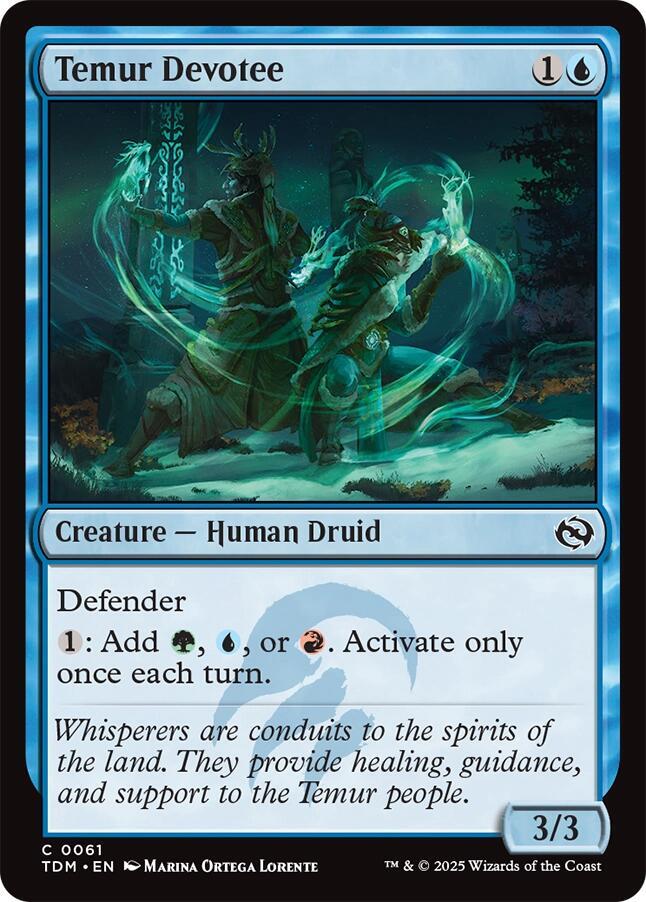 Temur Devotee, Tarkir: Dragonstorm 61