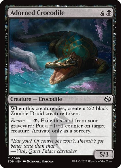 Adorned Crocodile, Tarkir: Dragonstorm 69