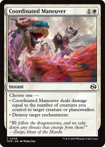 Coordinated Maneuver, Tarkir: Dragonstorm 6