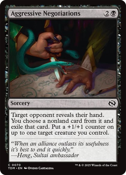 Aggressive Negotiations, Tarkir: Dragonstorm 70