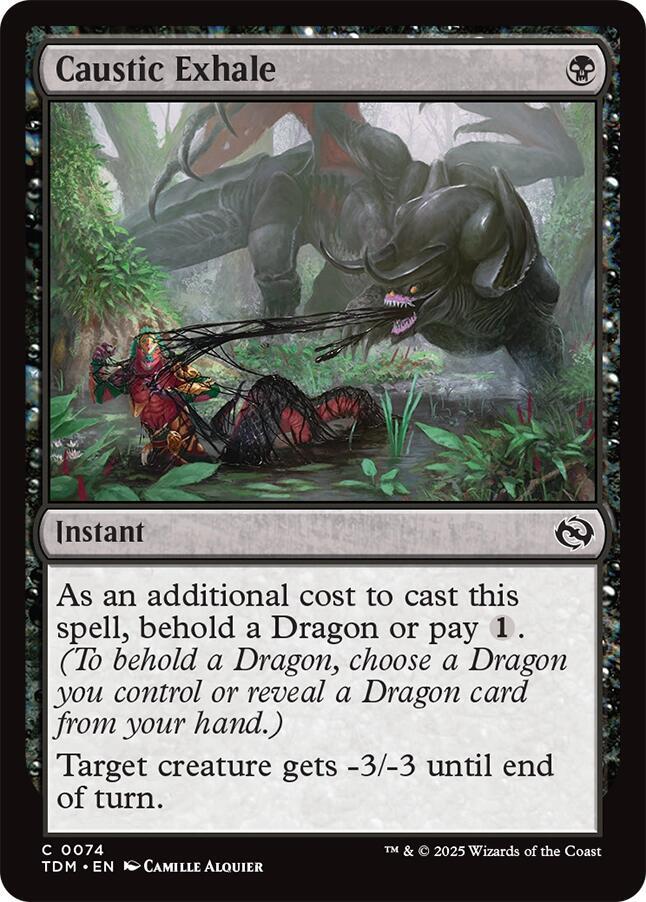 Caustic Exhale, Tarkir: Dragonstorm 74