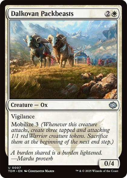 Dalkovan Packbeasts, Tarkir: Dragonstorm 7