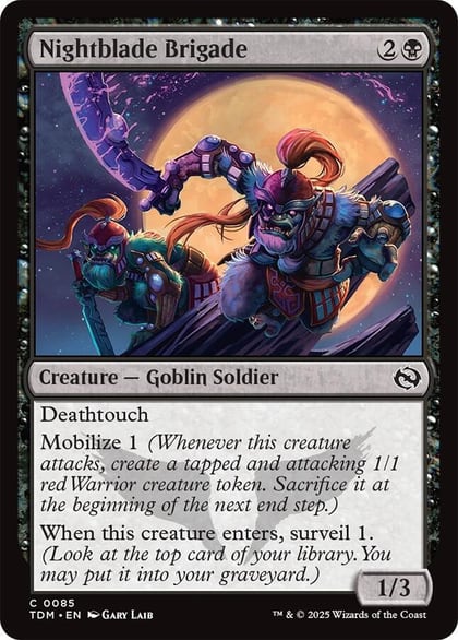 Nightblade Brigade, Tarkir: Dragonstorm 85
