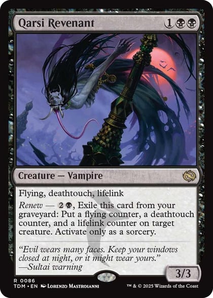 Qarsi Revenant, Tarkir: Dragonstorm 86